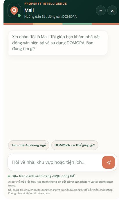 Mali-Chat-Schnittstelle auf Vietnamesisch.