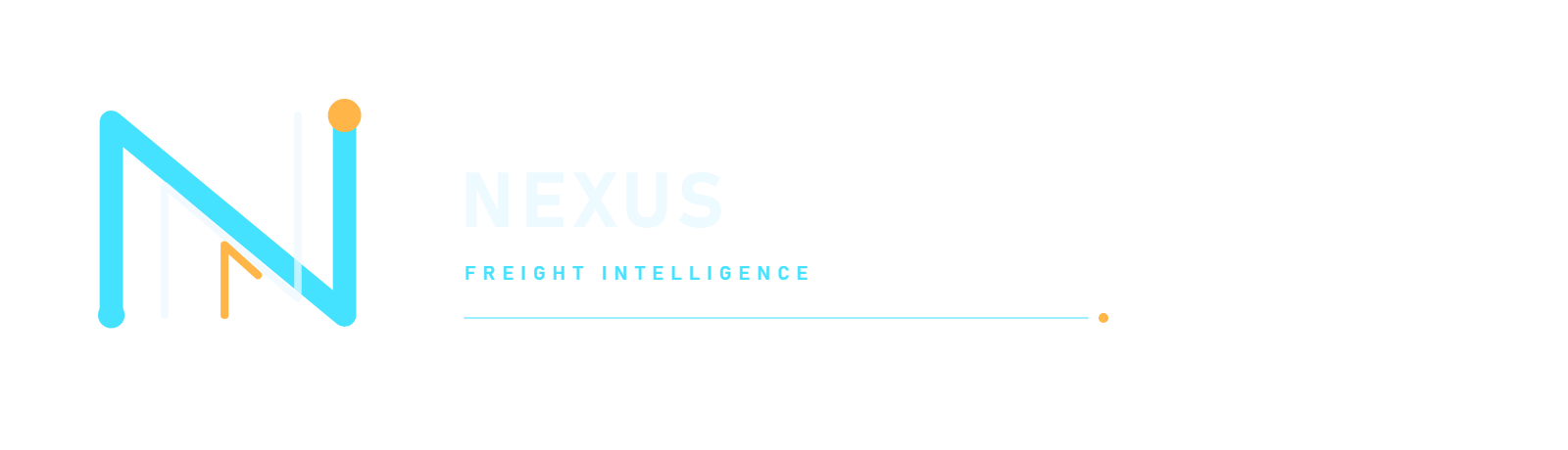 NEXUS logo: drie verbonden routelijnen vormen samen de letter N.