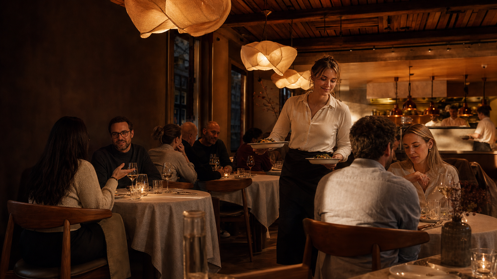 Warme avondservice bij Maren in Amsterdam
